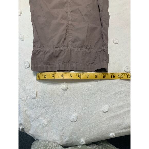 Fresh Produce Womens Brown Capri Cargo Hiking Outdoors Pants Sz Large Gorpcore - Picture 6 of 12